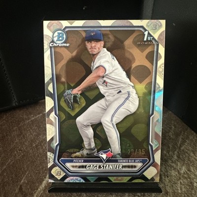 2026 Bowman Chrome Gage Stanifer Bowman 1st #d /35 Bowmanfractor BCP-37