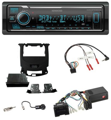 Kenwood Bluetooth Lenkrad DAB USB Autoradio für Chevrolet Cruze ab 2016 klavier