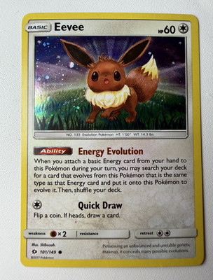 Pokemon Co Eevee 101/149 Misc Cards General Mills Promo Holo Eng Basic 60HP