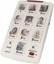 Big Button Amplified Speakerphone Photo Frame Picturephone Speed Dial