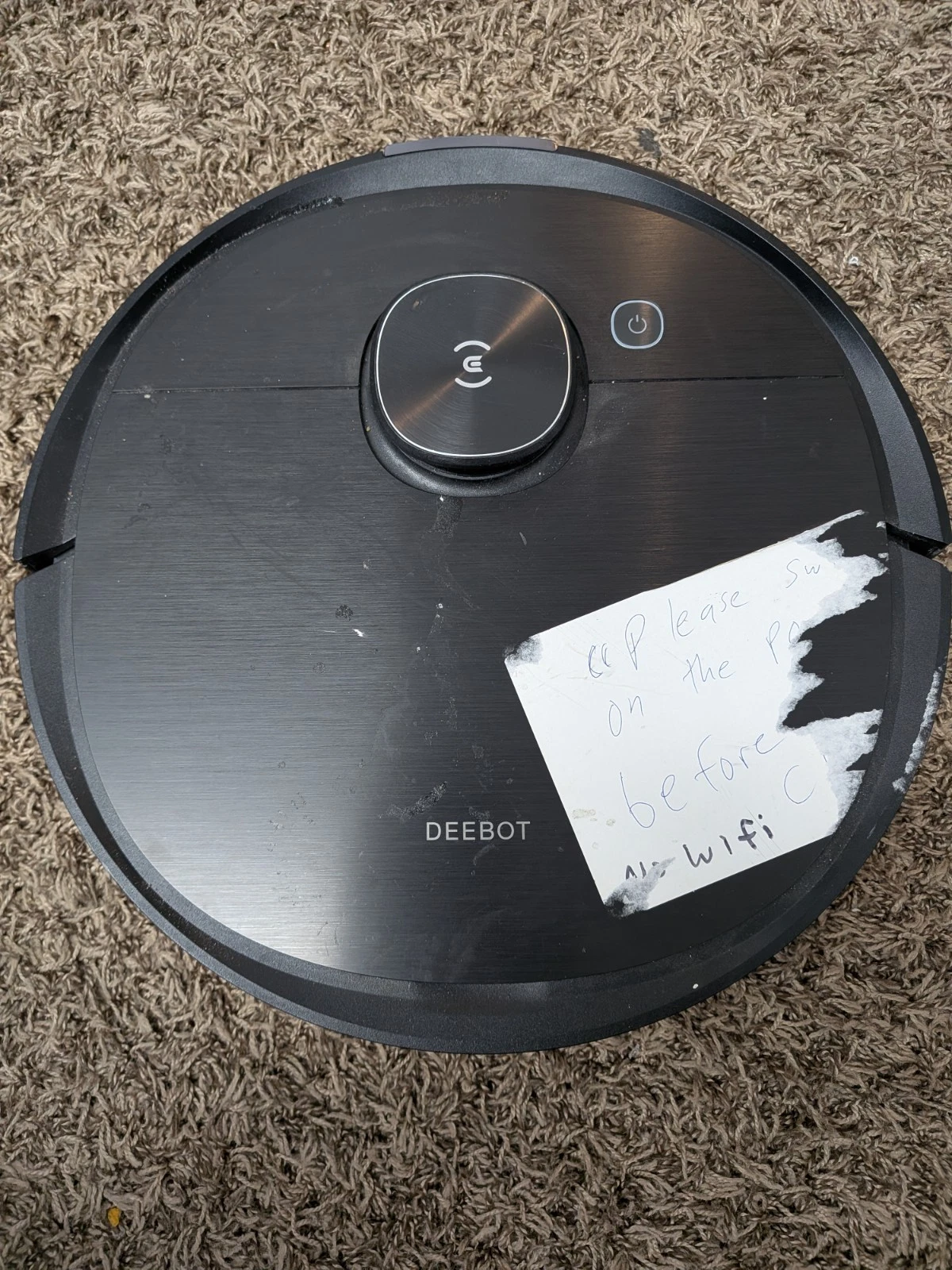 Ecovacs Deebot T8 AIVI Robot Vacuum Cleaner - Black