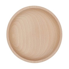 Small Natural Wooden Bowl BxHxT 14x14x2.5Cm NEW Kitchen Kitchen Helper