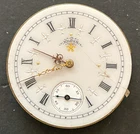 Antique 1897 Elgin Grade 117 Pocket Watch Movement Fancy Dial Ticks 6s 7j USA