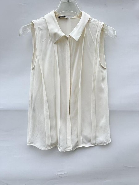 Women Emporio Armani Shirt Ivory Silk L