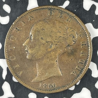 1856 Great Britain 1/2 Penny Half Penny Lot#C9866