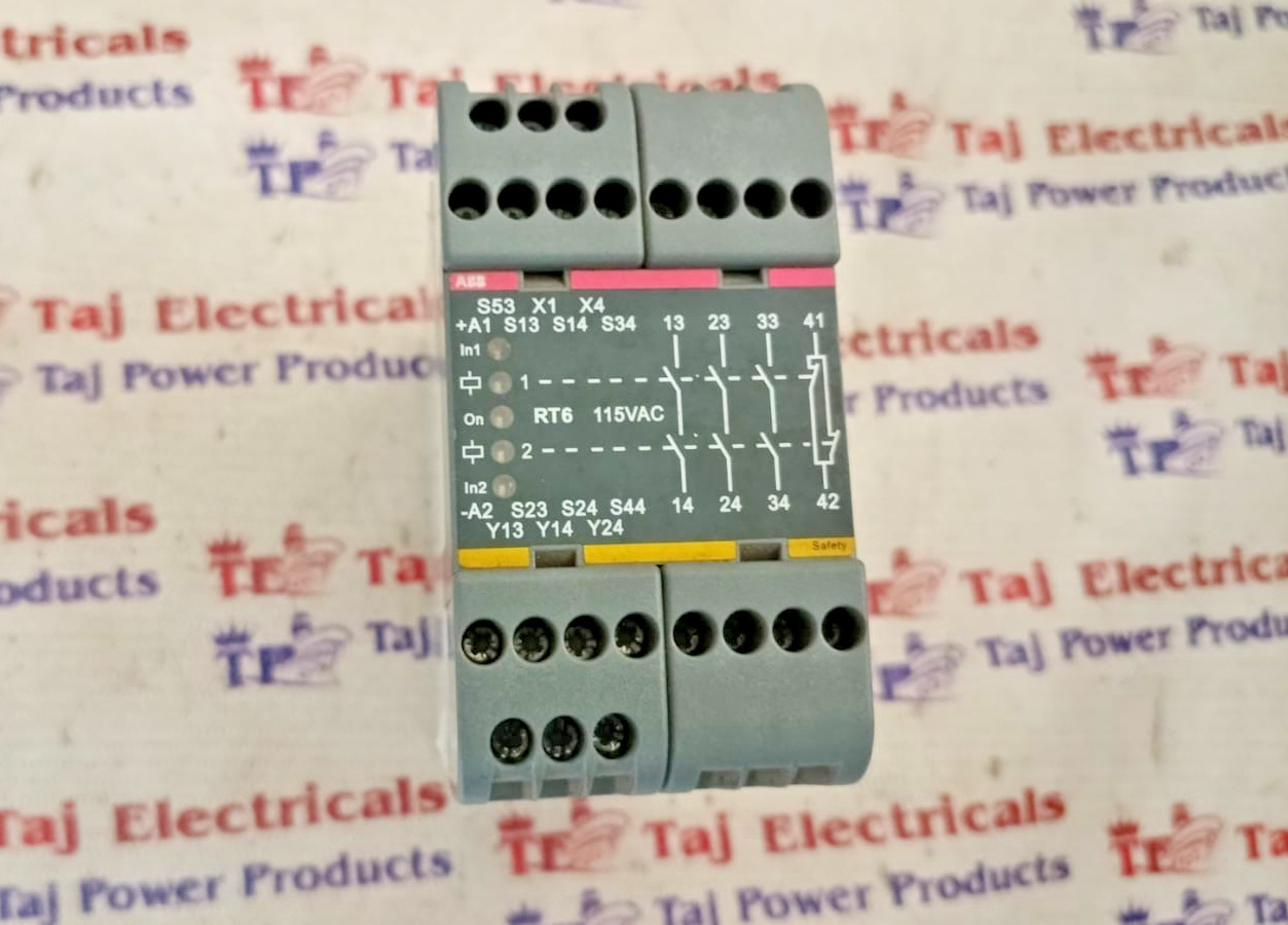 ABB 2TLA010026R0400 SAFETY RELAY RT6 115VAC (NEW WITHOUT BOX) FREE SHIPPING