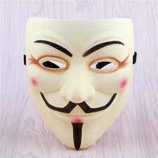 Vendetta Mask Fawkes Anonymous Halloween Cosplay Party Costume