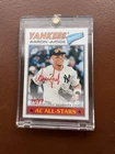 2026 Topps Heritage Aaron Judge Red Ink Autograph 74/77