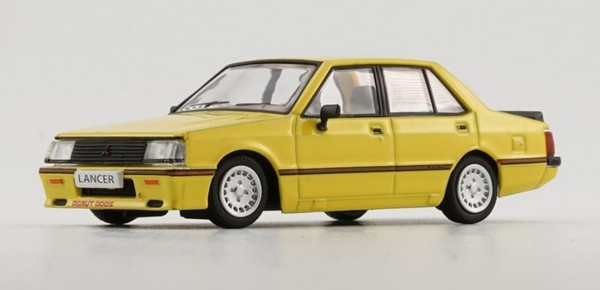 BM Creations Mitsubishi Lancer EX2000 Turbo Gelb RHD MaßStab 1:64 3 Zoll...-image