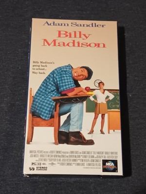 Billy Madison VHS 1995 Adam Sandler 