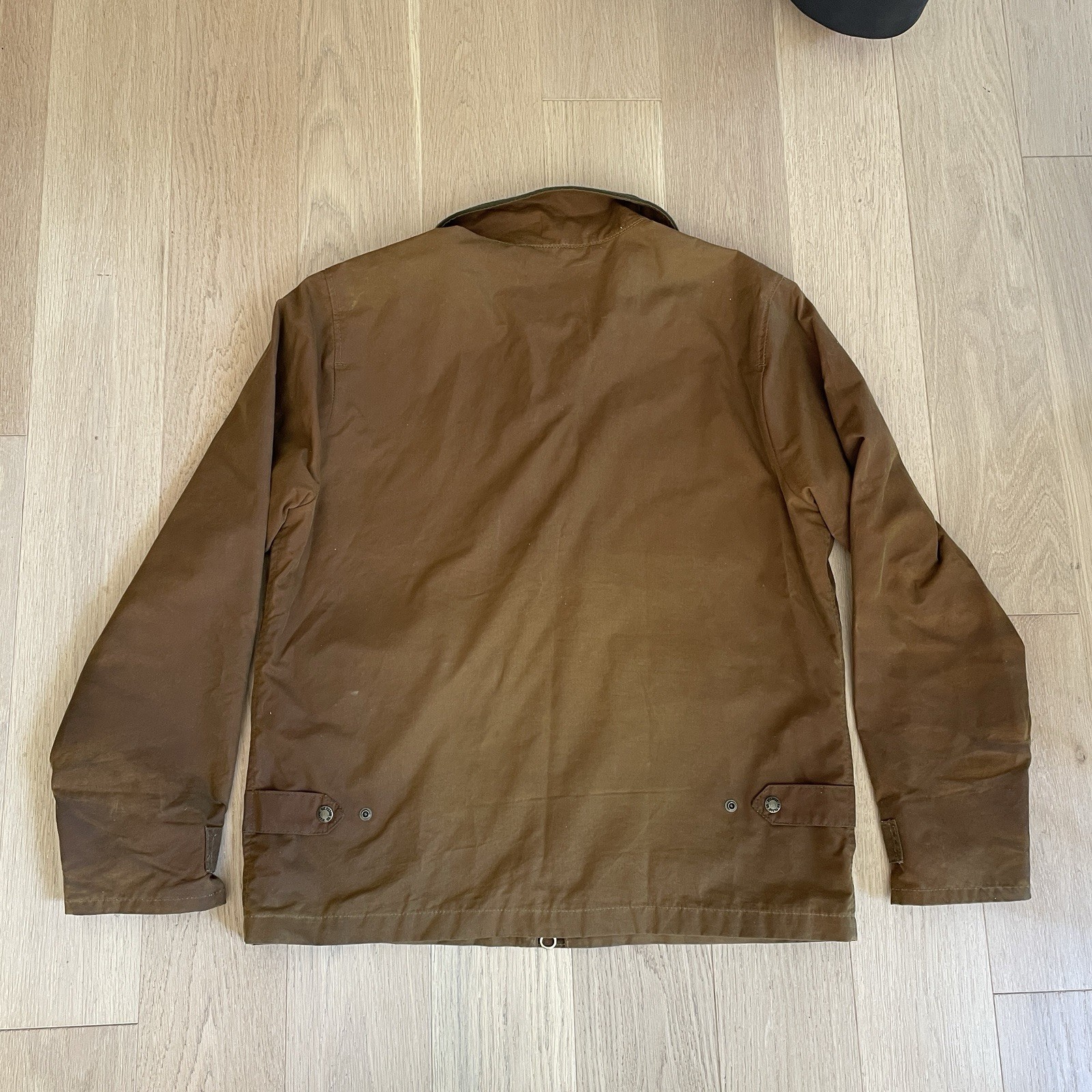 Filson Waxed Cover Cloth Mile Marker Jacket Size L Brown Seattle WA