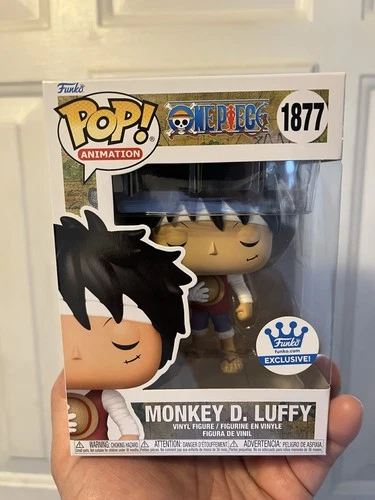 Funko Pop! One Piece Monkey D Luffy Funko Exclusive #1877 W/ Protector