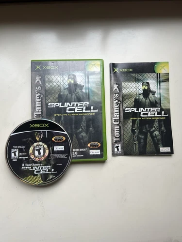 Tom Clancy’s Splinter Cell Microsoft Xbox Complete in Box CIB Tested & Working