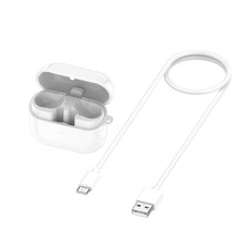 Charging Box White For Samsung Galaxy Buds3 Pro SM-R630 Earphones Replace Parts