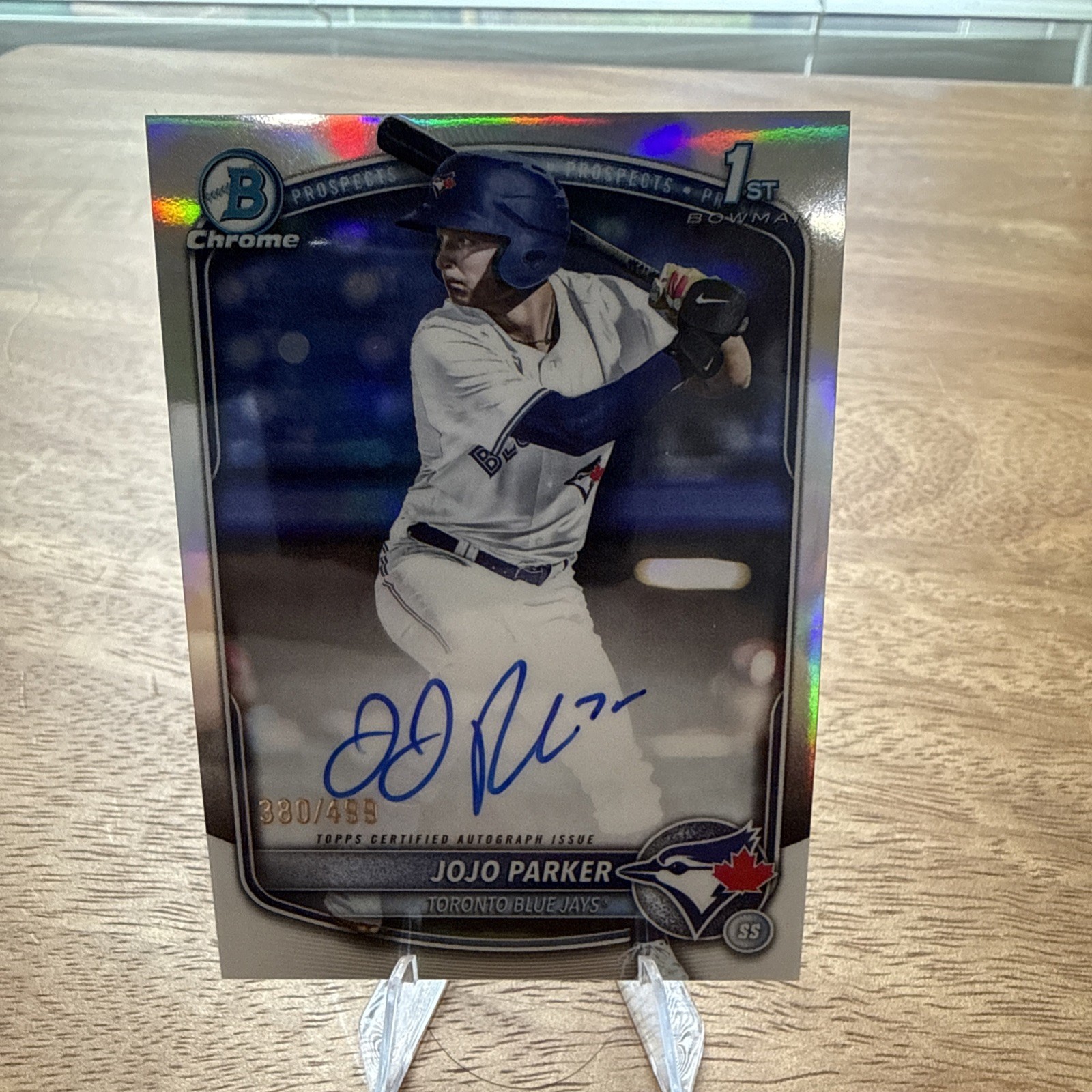 2025 Bowman Draft - Chrome Prospect Auto JoJo Parker #CPA-JP Refractor /499