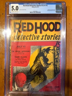 Red Hood Detective Stories #3 (Vol. 1, No. 1) - July 1941 Pulp Magazine