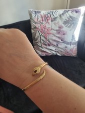 9ct Gold Serpent Bangle