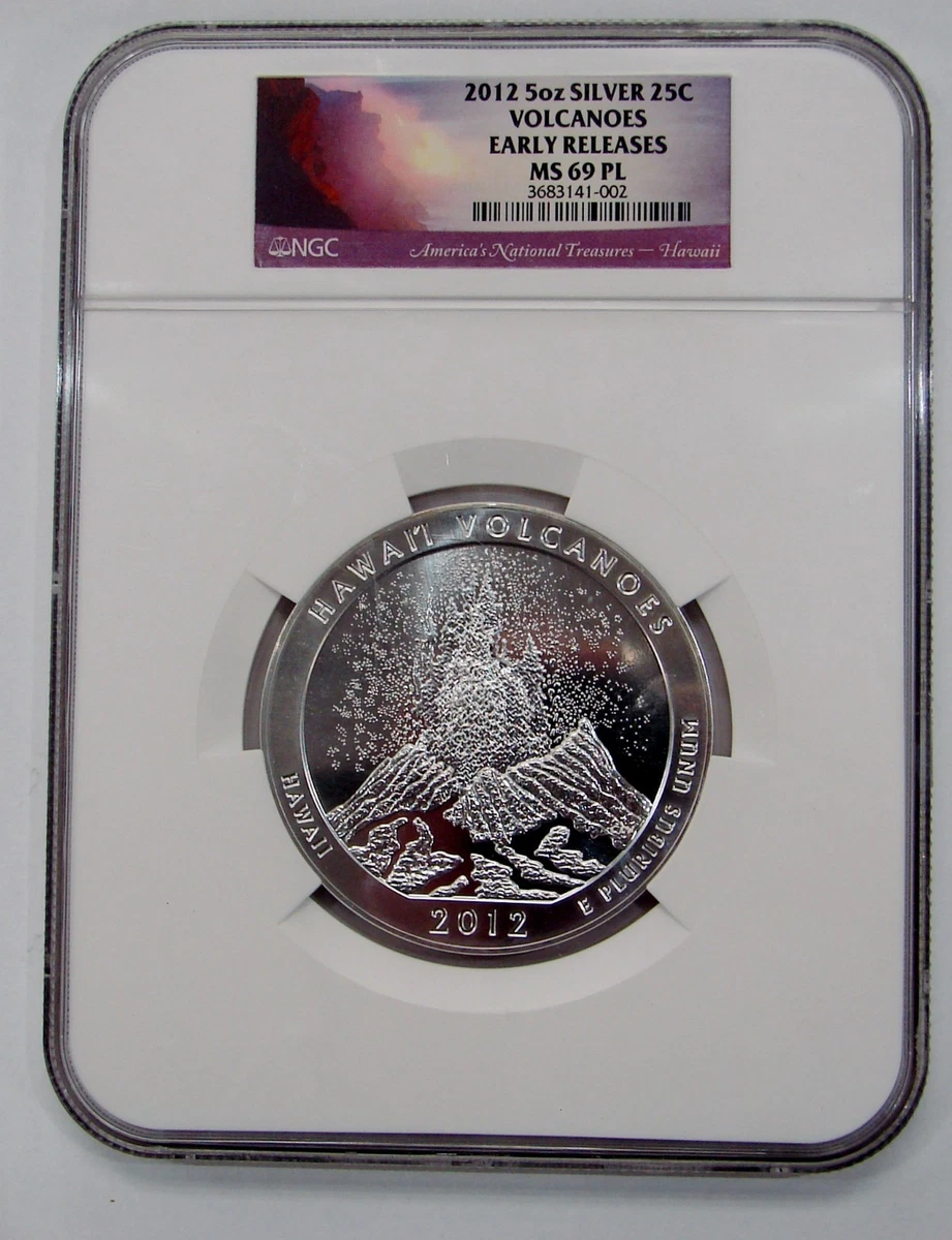 25+ NGC Certified America the Beautiful Silver Bullion Coins 5 oz