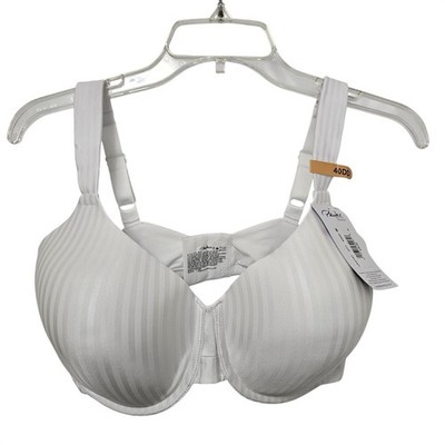 NWT Playtex Secrets Bra 40DD Underwire All Over Smoothing Padded Cup 4747 White