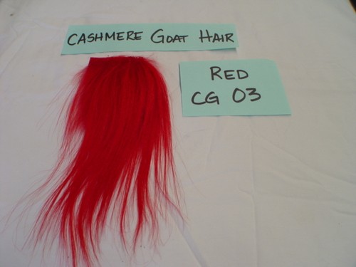 CASHMERE GOAT STREAMER HAIR (Custom Dyed) Streamer Haar Fliegenbinden FARBE WÄHLBAR - Bild 9 von 30