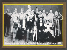 Harry Houdini 2012 Welsh Brothers Circus Escape Artist Magician Card #24 (NM)