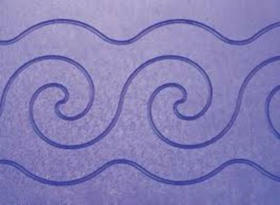 Gracie Langarm Steppschablone Spiralen