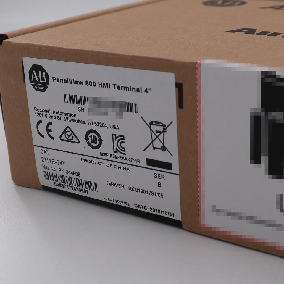 New Factory Sealed ALLEN BRADLEY 2711R-T4T PANELVIEW 800 4.3-INCH HMI TERMINAL - Image 2 of 4
