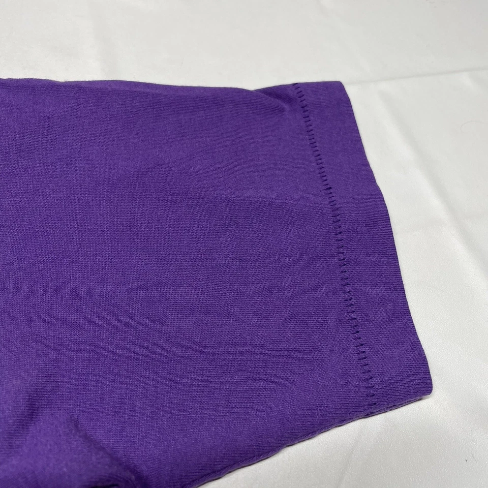 Camiseta De Colección Años 90 Puntada Única Niños Grande Playa Sol Océano Arte Pez Púrpura EE. UU. Foto 3 de 4