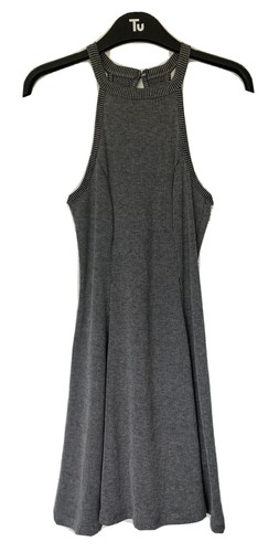 Hollister Grey Ribbed Halterneck Skater 