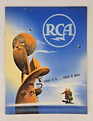 Rare Vintage RCA What It Is What It Does Booklet Catalog Magazine 1948