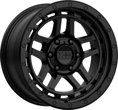Alu Felge 8,5 x 17 ET +18 KMC XD140/KM540 Wheels schwarz Jeep Wrangler JK JL 07-
