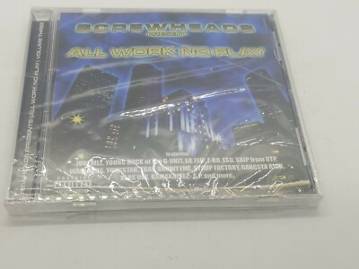 Screwheads    All Work No Play: Volume 3 Houston Rap OG Ron C (2008) SEALED NEW!