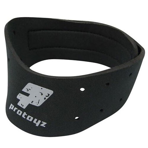 Protoyz Paintball Neck Throat Protector Padded Protective Gear Vented Soft Black