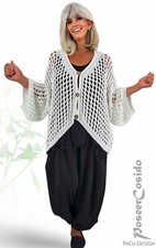 Überwurf Strick Jacke Überwurf LAGENLOOK we...