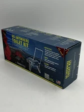 GO Anywhere Toilet Kit - 10 Cleanwaste Wag Bag - Pack open box