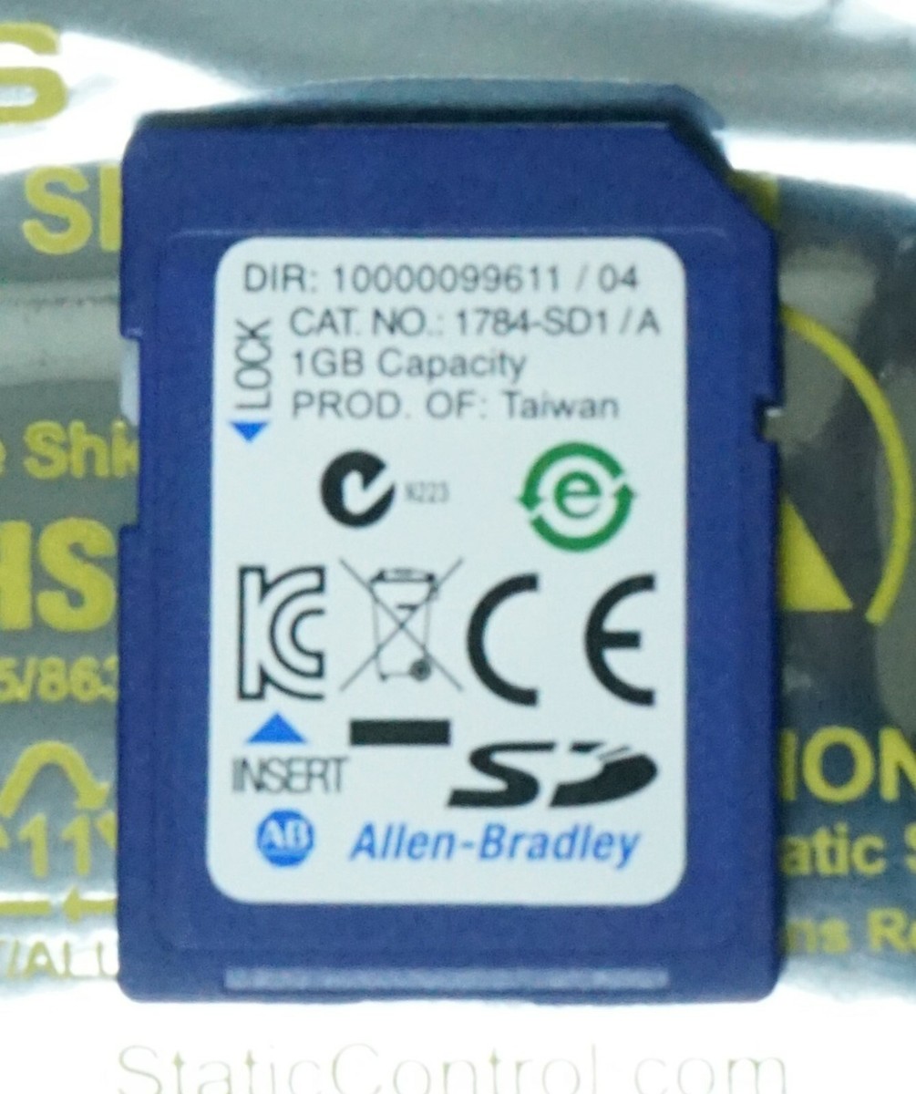 Allen Bradley 1784-SD1 /A SD 1GB Memory Expansion Card | eBay