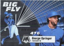 2021 Panini Mosaic George Springer Toronto Blue Jays #BF6 Big Fly