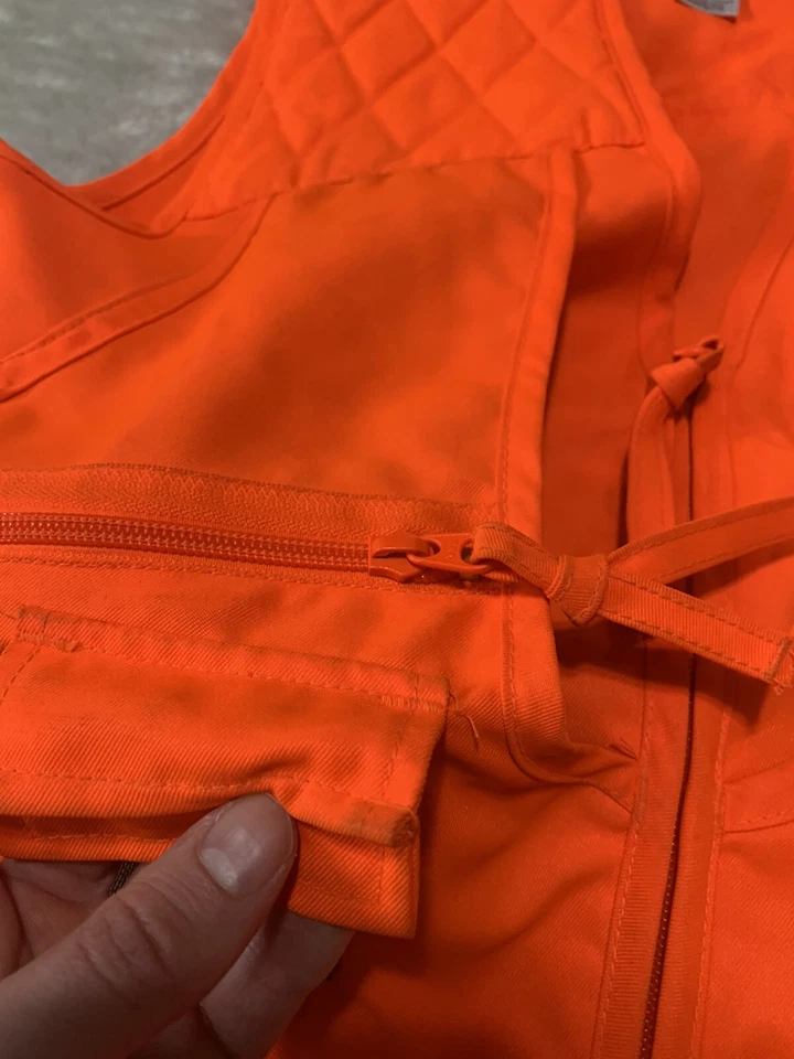 Жилет на молнии Scheels Outfitters для охоты на птиц огненно-оранжевый размер женский большой - Изображение 4 из 4