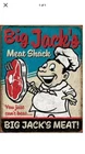 TIN SIGN "Bbq Steak” Outdoors College Vintage Rustic Mancave Kitchen Bbq Grill