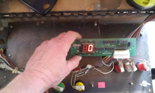 Neo Geo arcade temporizador de crédito pcbs - Imagen 2 de 2