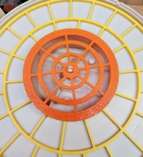 Kebonnixs Turn Gear/Tray Turner for 12 Egg Incubator- Orange