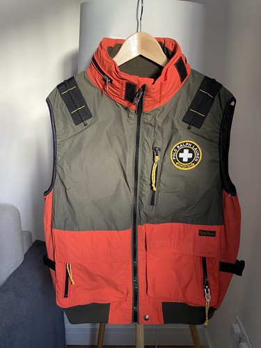 Polo Ralph Lauren Mountain Div. Gilet North Eastern Sportsman Hi Tech rrl taille L