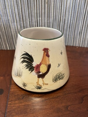 Home Interiors Candle Lamp Shade Chimney Chicken Rooster