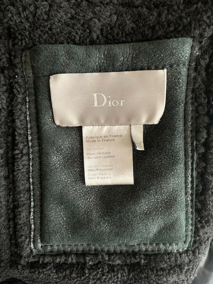 Dior Homme Leather Jacket FW07 Navigate Shearling Hedi Dior Homme Leather Jacket FW07 Navigate Shearling Hedi