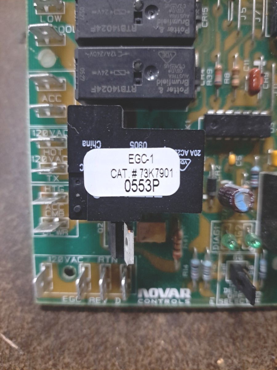 LENNOX NOVAR EGC-1 73K7901 Control Circuit Board 73k79 EGC LENNOX NOVAR EGC-1 73K7901 Control Circuit Board 73k79 EGC