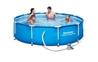 Bestway 10' X 30 Steel Pro Frame Above Ground Family Swimming Pool | 56407e on sale Bestway 10' X 30 Steel Pro Frame Above Ground Family Swimming Pool | 56407e on sale
