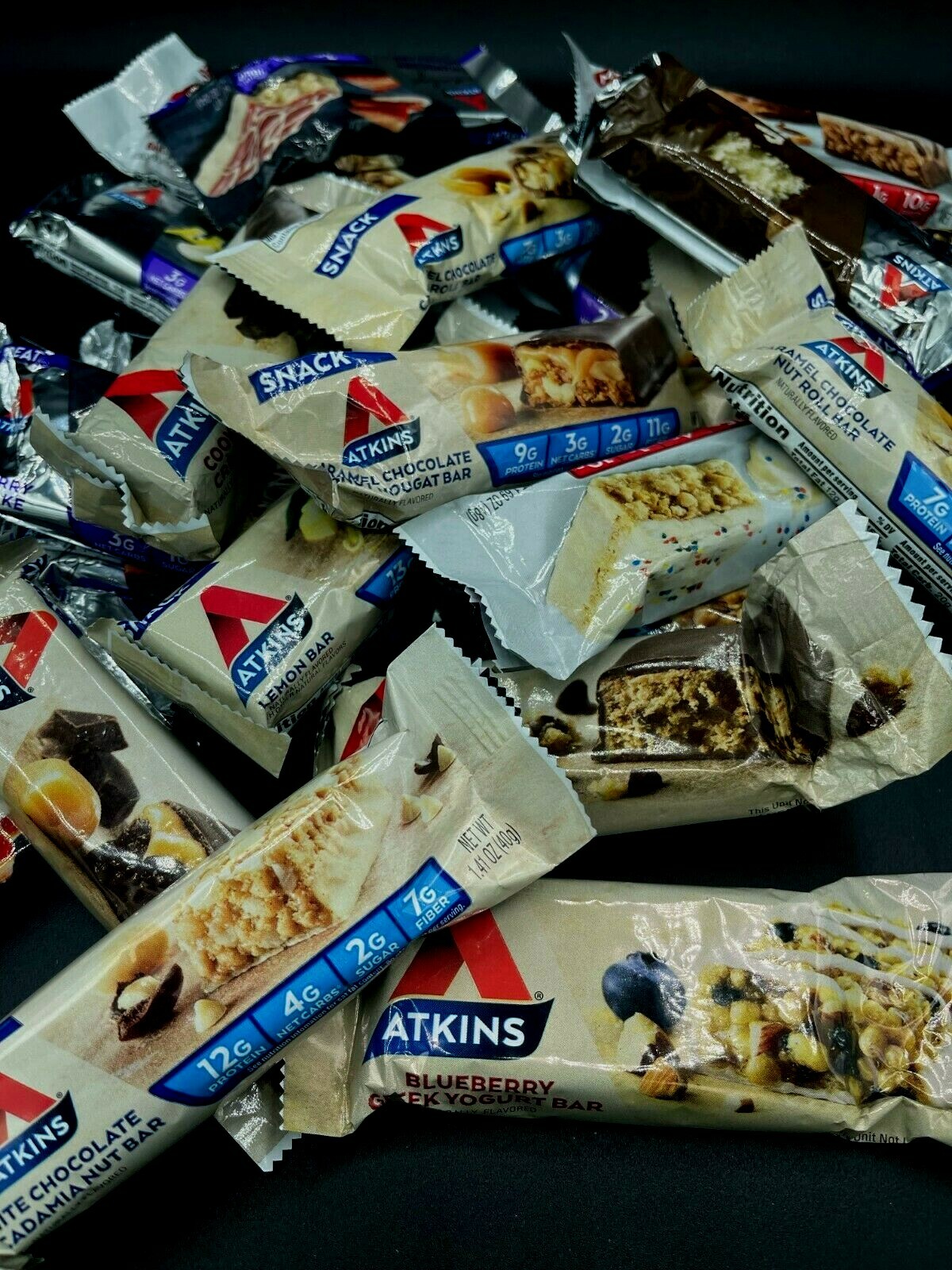 50 Assorted Flavor ATKINS ADVANTAGE (WITH 20 PROTEIN MEAL) SNACK