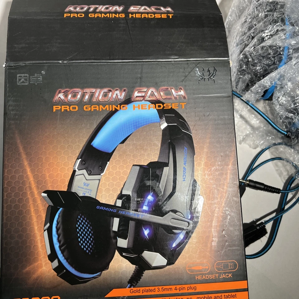 Gaming Headset Stereo Surround Headphone Noise Cancellation W/Mic For PS4 One/PC - Image 3 of 4