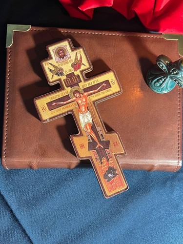 Kirchenkreuz, Holzkreuz, Kreuz des Herrn Jesus Christus, christliches Kreuz 4x8 Zoll - Bild 4 von 9
