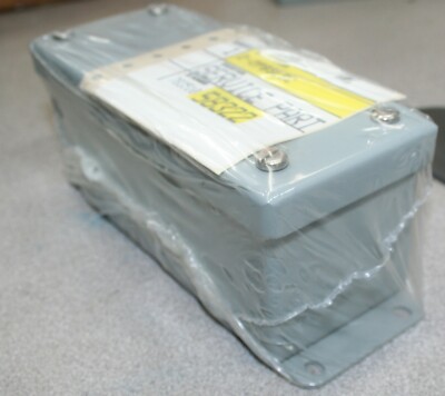 Hoffman Pushbutton Enclosure Z-2BSLBC Service Part 58322 6.25x2.25x2.5'' Project